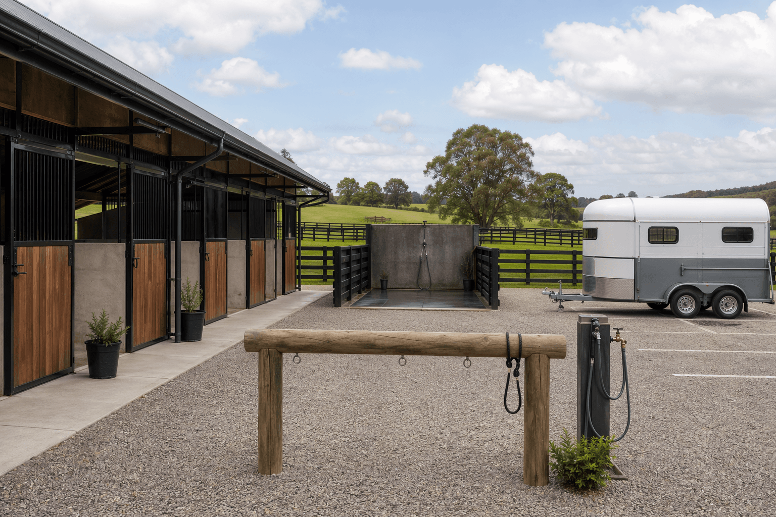 Abderry Equine Services bookable equestrian facility view 3